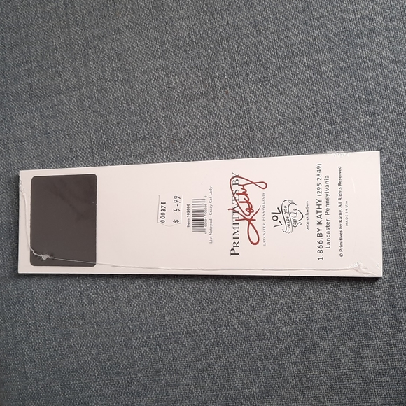 Crazy Cat Lady Gift Set Funny Pillow Cat Placemat Magnetic List Pat Cotton - Picture 10 of 10